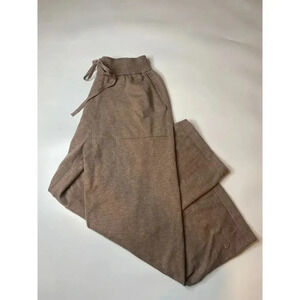 Zyia Active Mocha Classy Loungewear Brown Knit Sweatpants Womens XL